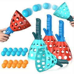 20pcs Throw and Catch Ball Set with 4pcs Catching Rackets