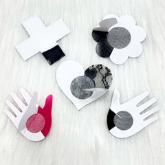 5 Pairs Disposable Nipple Pasties Self Adhesive Women's Lingerie