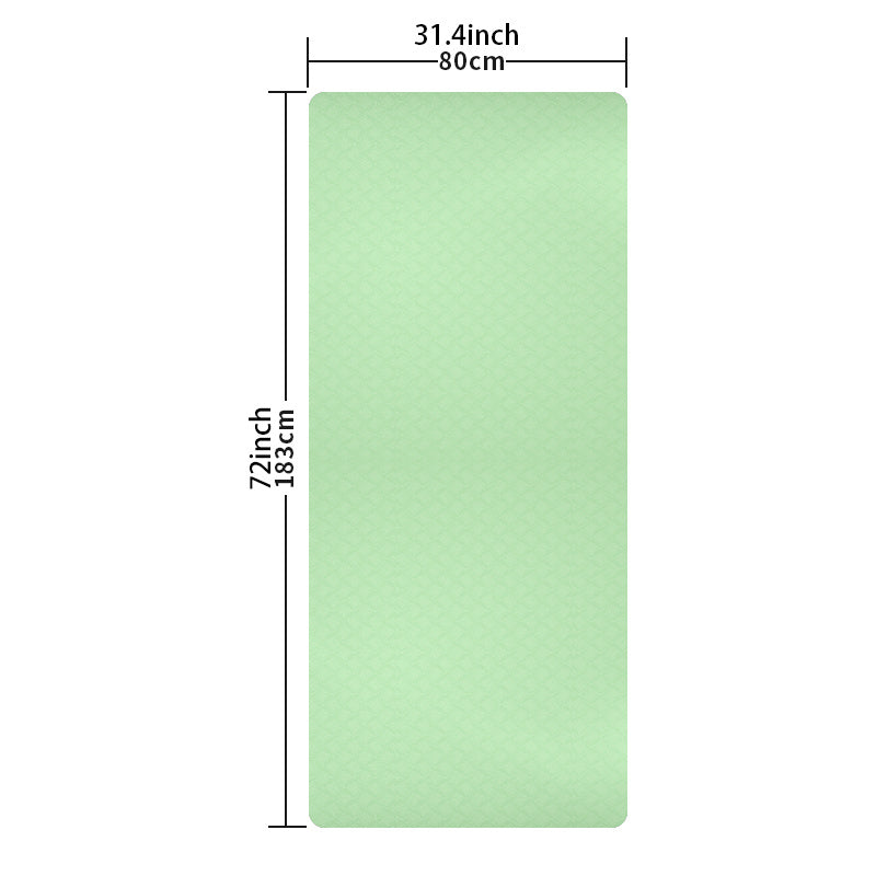 TPE Yoga Mat Non Slip Double Sided Fitness Mat For Plank Support