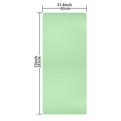 TPE Yoga Mat Non Slip Double Sided Fitness Mat For Plank Support
