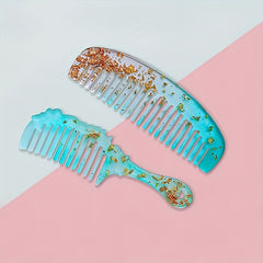 Retro Ladies Hair Comb Silicone Mold for DIY