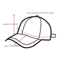 Embroidered Beard Multicolor Baseball Cap Summer Net Cap