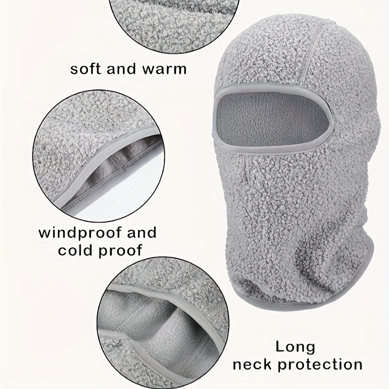 3pcs Ski Balaclava Coldproof Mask Men Women