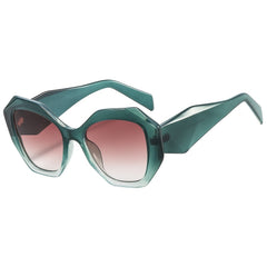 Polygon Tinted Lens Sunglasses UV Protection