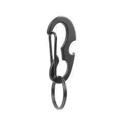 5pcs Stainless Steel Keychain Keyring for Camping Hiking