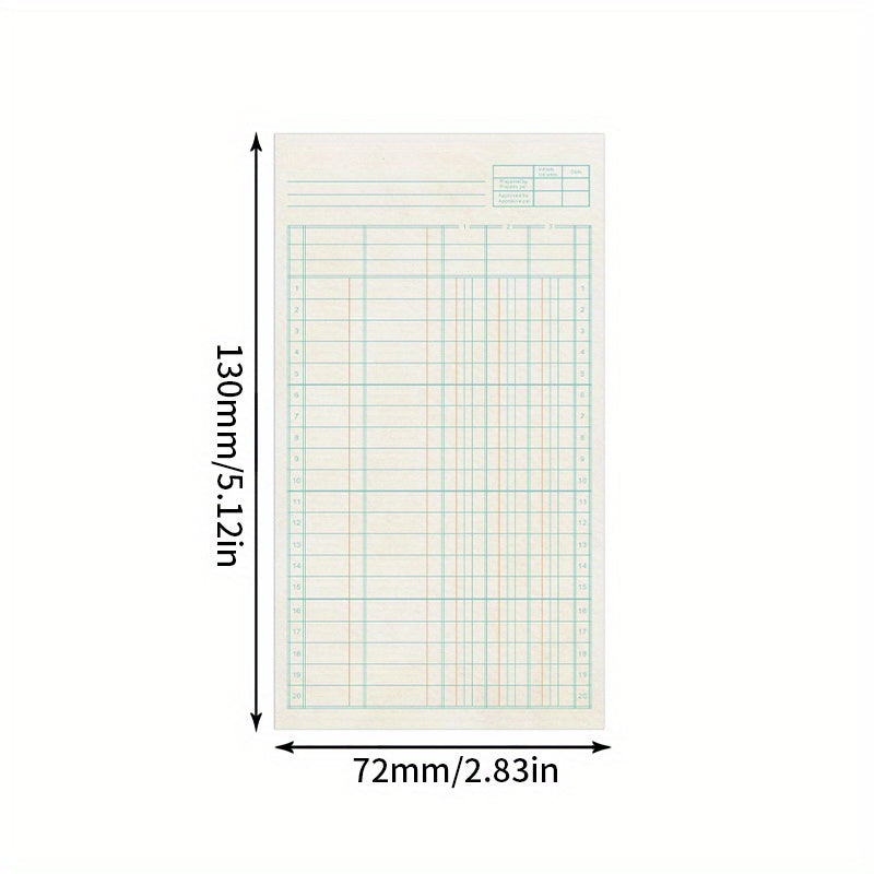 50pcs Narrative Chapter Light Retro DIY Pocket Note Paper