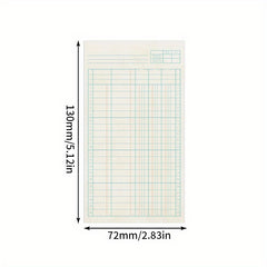50pcs Narrative Chapter Light Retro DIY Pocket Note Paper