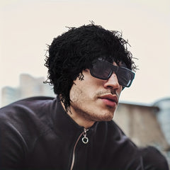 Fashionable Camo Windproof Knitted Beanie Hat for Men and Women