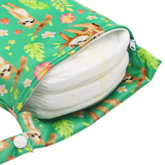 Animal Print Reusable Wet Bag