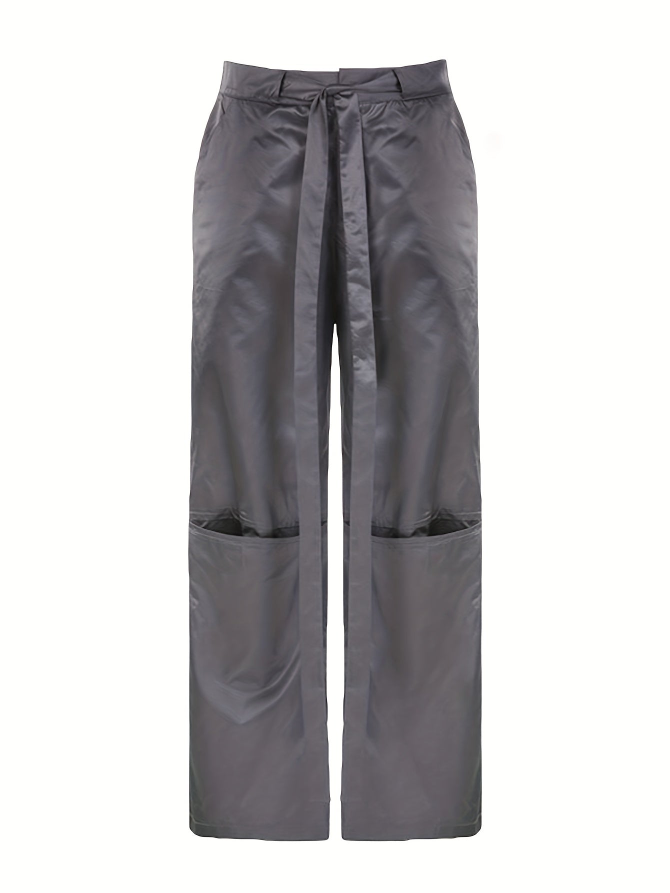 Y2K Style Sports Pants Low Waist Lace Up Casual Trousers