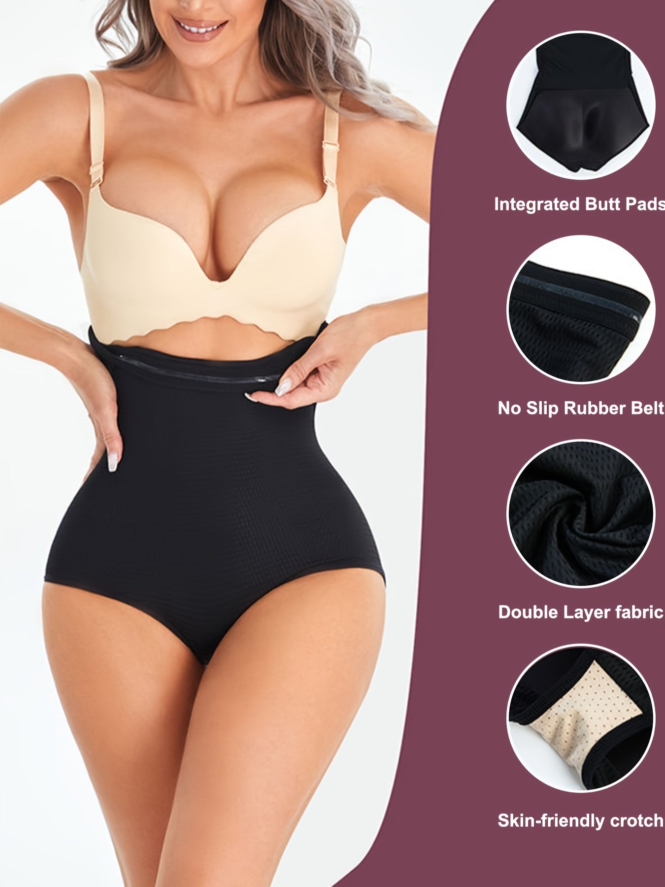 High Waist Shaping Panties Tummy Control Compression Panties