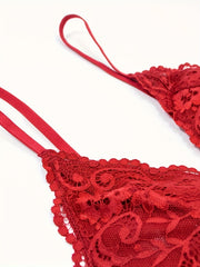 Lace Wireless Push Up Bra - Comfort & Breathability