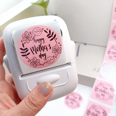 220 Sheets Roll Thermal Label Paper for P50/D100 Label Machines