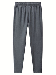 Men's Stretch Comfy Pants Solid Trousers Stylish Outdoor Wear