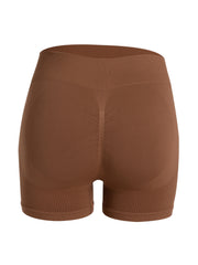 Women's Solid High Waist Athletic Shorts