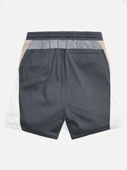 Mesh Breathable Active Shorts Men's Casual Stretch Zipper Pockets