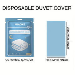 Disposable Bed Sheet Duvet Cover Pillowcase Quilt Cover for Travel Camping Hotel