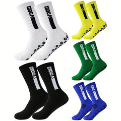 Non Slip Athletic Socks for Football Mid Calf Breathable Outdoor Sports