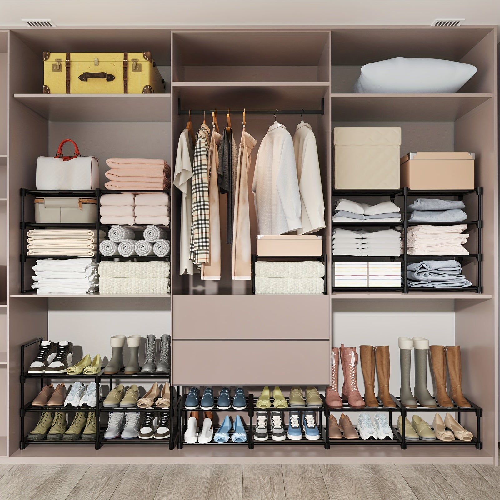 2 Layer Shoe Rack Shoe Storage Stand Space Saving Shoe Rack