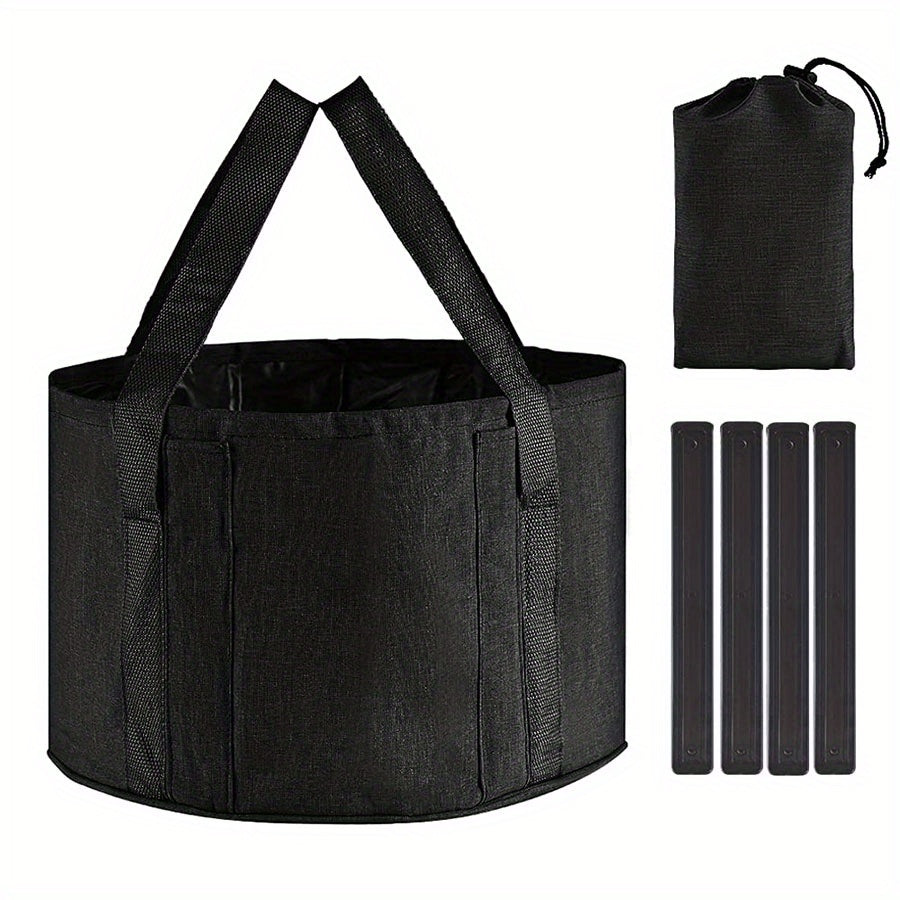 20L Collapsible Foot Bath Basin Handle Portable Leak proof Tub