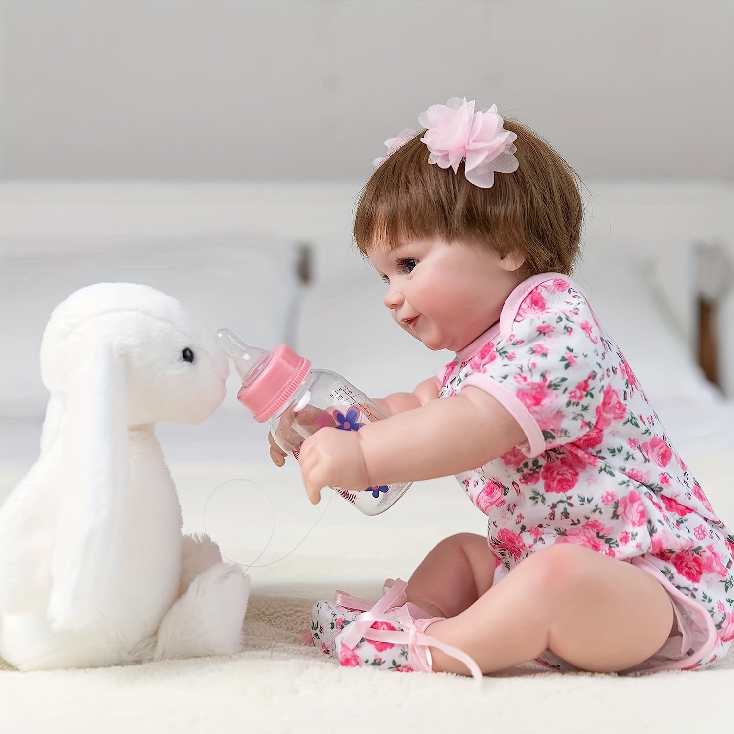 45 72 Cm Lifelike Reborn Baby Doll Soft Body Realistic Newborn Baby Doll