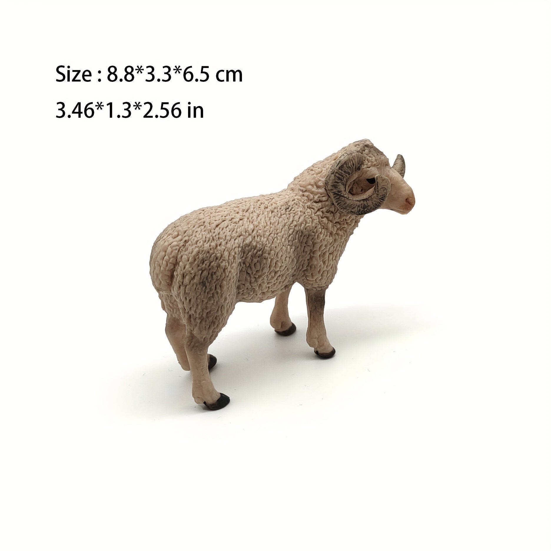 Farm Animal Disc Sheep Model Statue for Decoration