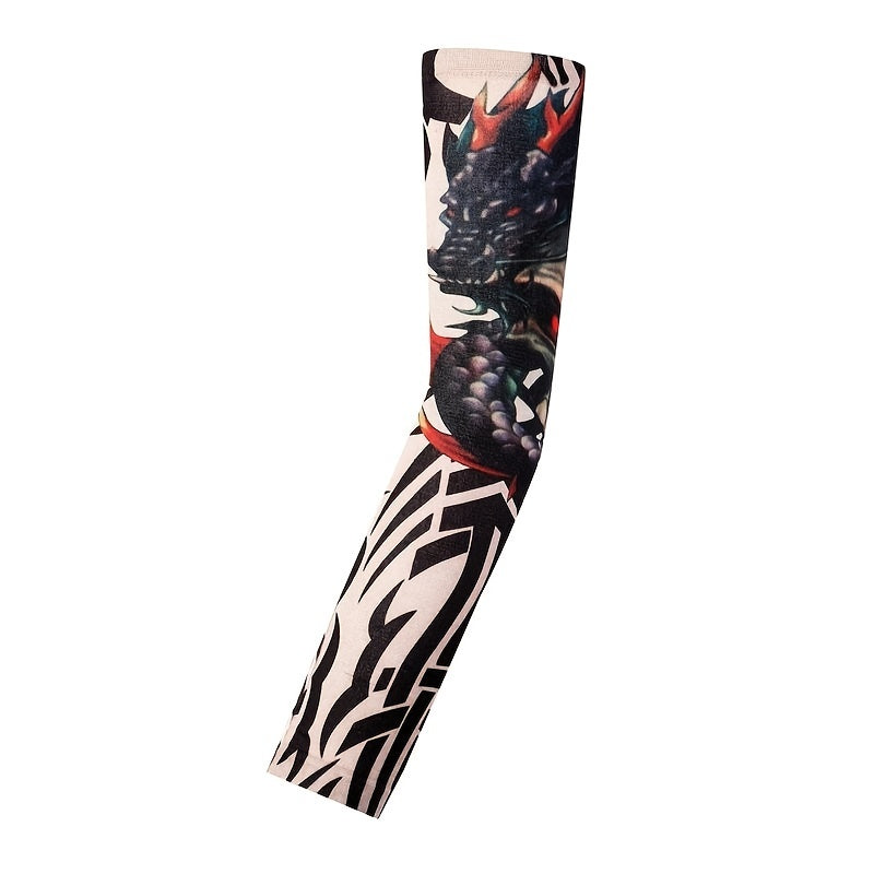 Men's Breathable Tattoo Sleeves Sun Protective Outdoor Activities