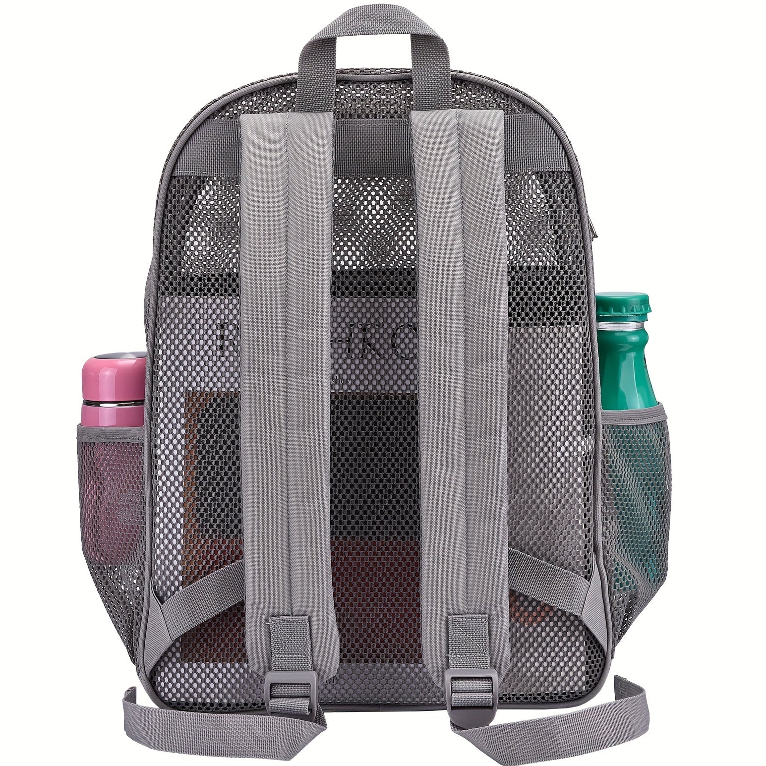 Semi Transparent Mesh Backpack Heavy Duty Lightweight Beach Bag