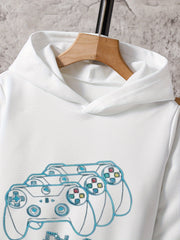 Game Controller 2pcs Boys Kids Hoodie & Sweatpants Set