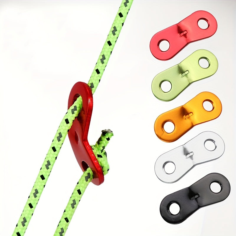 Aluminum Guyline Cord Adjuster Tent Tensioners for Camping