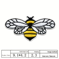 Insect Series Cartoon Embroidery Patch Bee Butterfly Ironing Patch