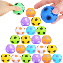 Football Fidget Spinner Silicone Vent Toy Anxiety Relief Key Chain