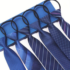 Easy Pull Navy Series Tie 2.75in