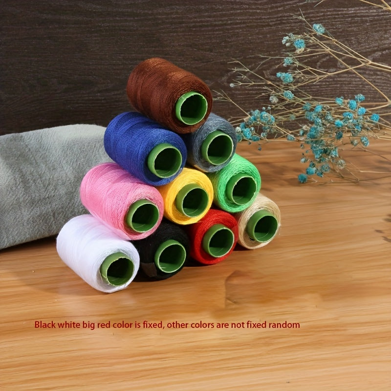 10pc DIY Sewing Thread Mixed Colors Hand & Machine Sewing