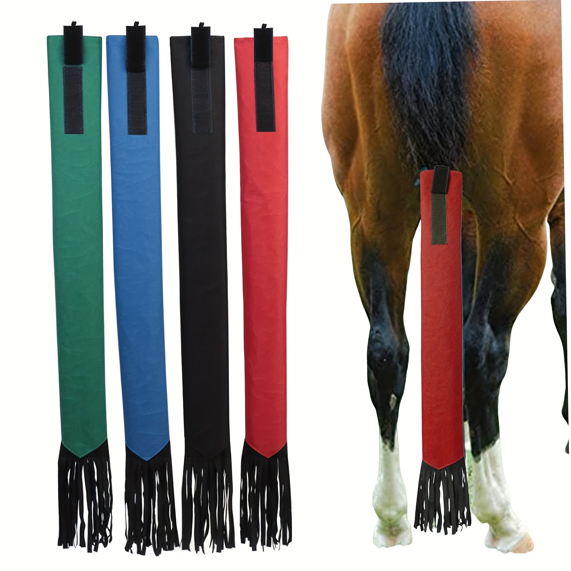Horse Tail Wrap With Fringe Horse Tail Bag - Equestrian Horses Accessories