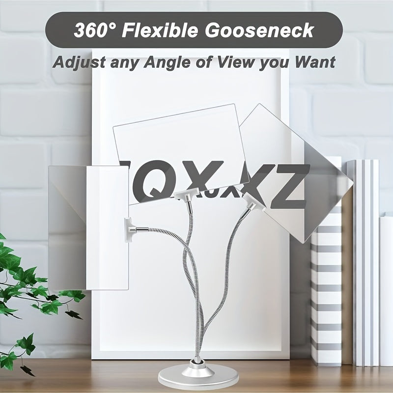 Large Hands-Free Floor Magnifying Glass for Reading Painting Sewing Mobile