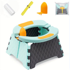Portable Potty Training Seat For Toddlers Foldable Baby Travel Potty