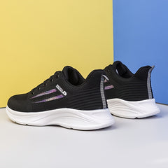 Men's Striped Mesh Breathable Running Shoes