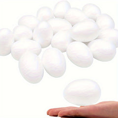 50pcs6 Craft Foam Egg Smooth Easter Christmas Halloween Holiday Crafts