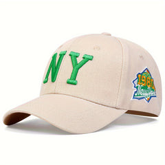 Letter Embroidered Baseball Cap Men Women Adjustable Sun Hat
