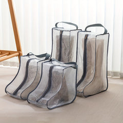 Boots Storage Bag Zipper Protective Cover Dust-proof Shoe Storage Container