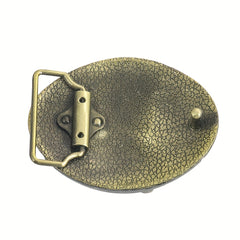 Zinc Alloy Metal Belt Buckle Retro Casual Belt Buckle Ring