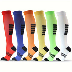 6 Pairs Men's Compression Sport Socks Sweat Absorbing Breathable Socks
