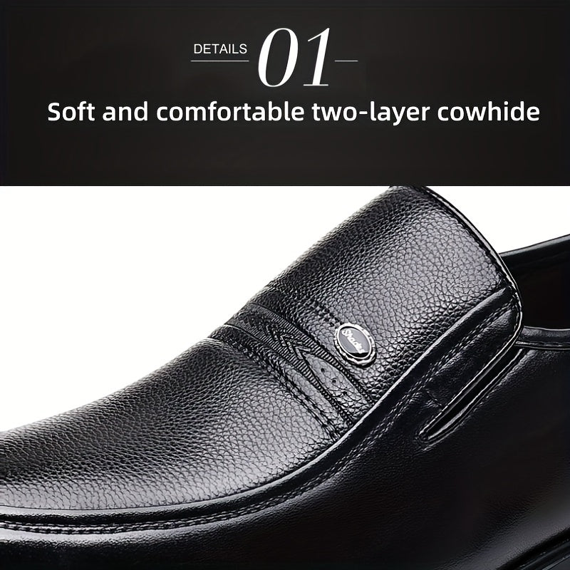 Men's Slip On Formal Wear Shoes Non Slip Smart Casual Business