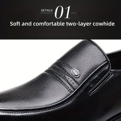 Men's Slip On Formal Wear Shoes Non Slip Smart Casual Business