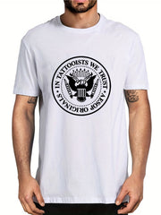 Men's Tattooists Print T shirt Casual Tee