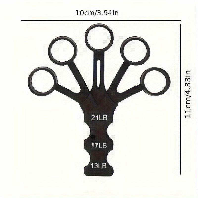 Silicone 5 Fingers Wrist Grip Strengthener for Hand-Fingers Exercise