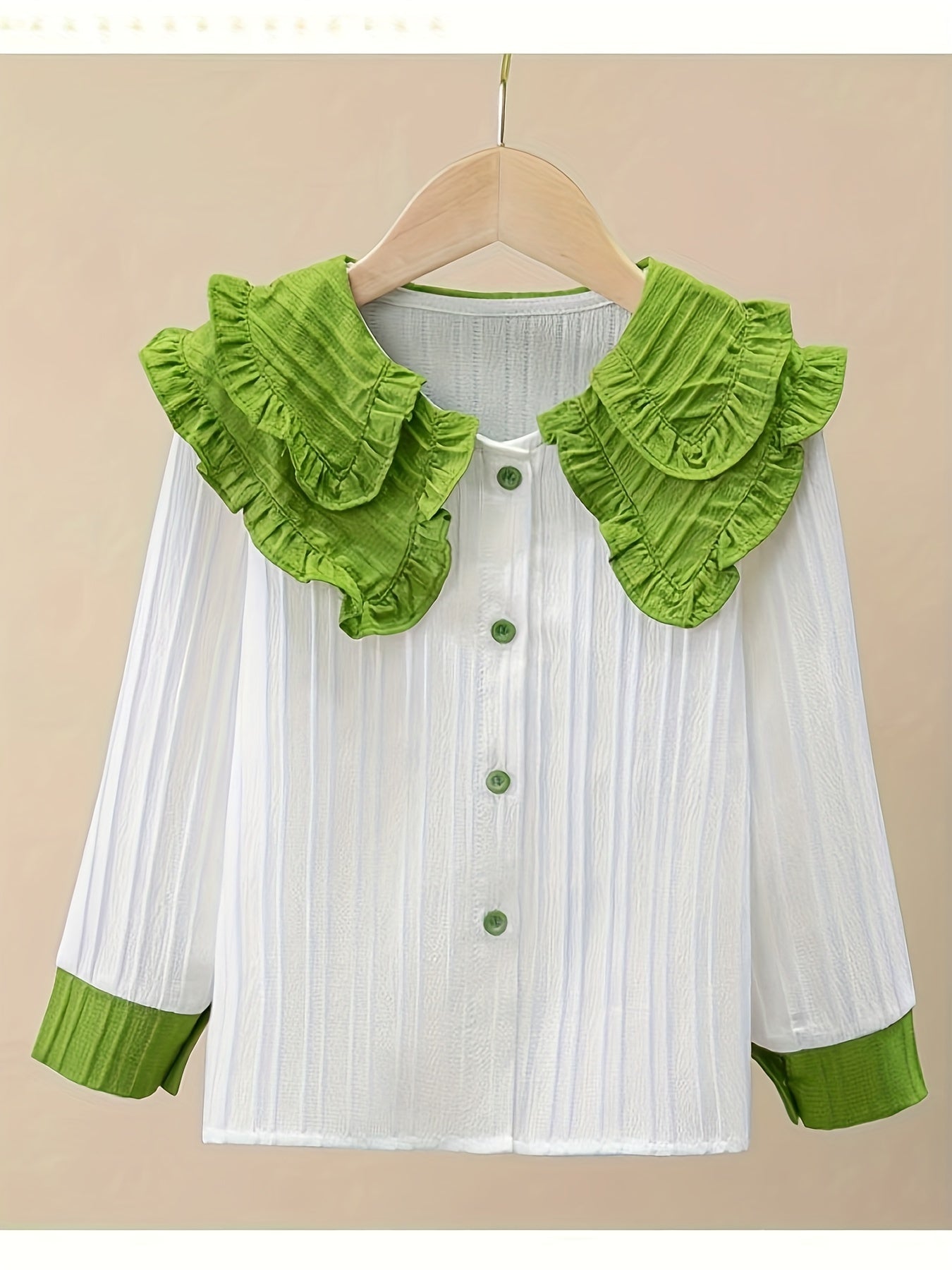 Girls French Style Casual Shirt Top
