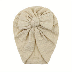 Baby Bow Pullover Hat Knitted Twist Braid Indian Hat