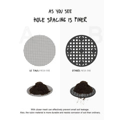 50pcs Flower Pot Hole Mesh Pad Round Drainage Hole Screens Prevent Soil Loss